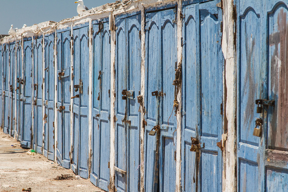 Essaouira-lockers for fishermen