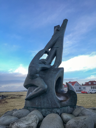"Rescue" or "Seamen" Sculpture “Björgun úr sjávarháska” by Ásmundur Sveinsson
