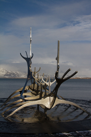 Sun Voyager sculpture at Reykjavik Harbour